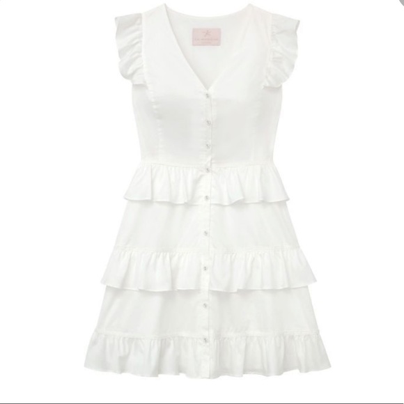 Gal Meets Glam Anna Tiered Ruffled size 6 - Picture 3 of 10